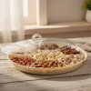 DRY FRUIT SERVING TRAY 7 COMPARTMENT WITH LID