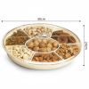 DRY FRUIT SERVING TRAY 7 COMPARTMENT WITH LID