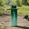 Stainless Steel Insulated Water Bottle Ombre Green Gradient - GOAT