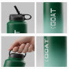 Stainless Steel Insulated Water Bottle Ombre Green Gradient - GOAT